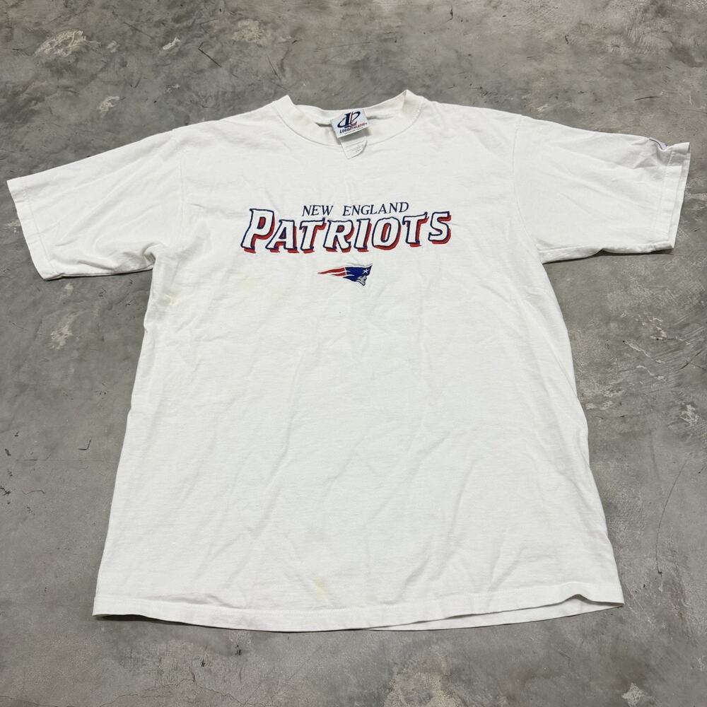Vintage Logo Athletic New England Patriots Embroidered T-shirt Men’s Medium READ